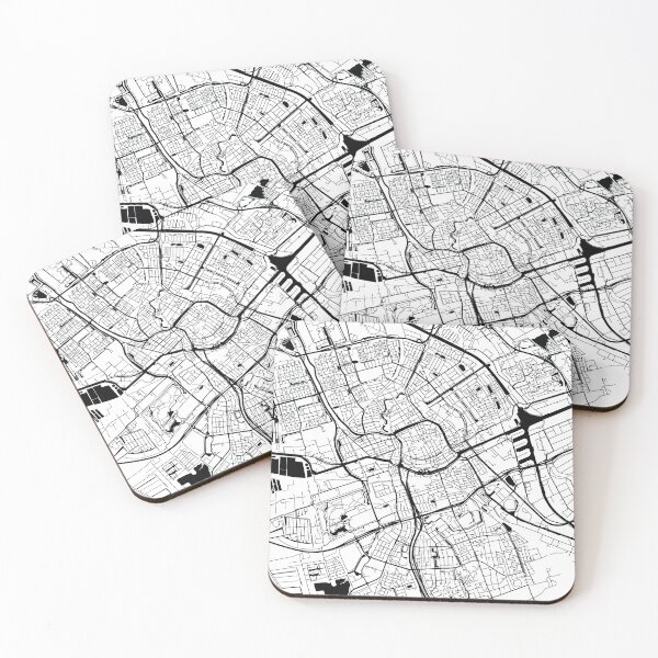 Item preview, Groningen, Netherlands Street Map designed and sold by InkistPrints.