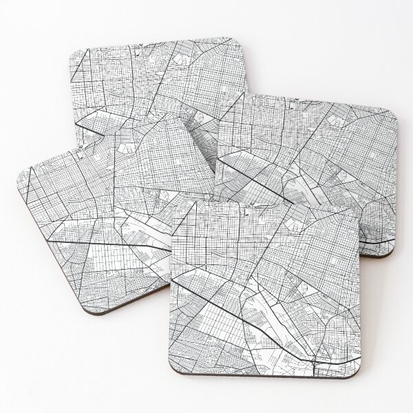Item preview, Guadalajara, Mexico Street Map designed and sold by InkistPrints.