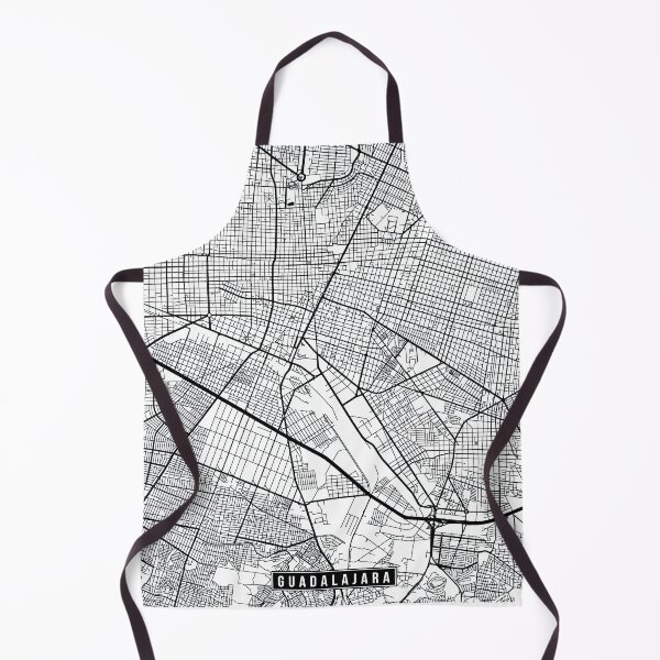 Item preview, Guadalajara, Mexico Street Map designed and sold by InkistPrints.