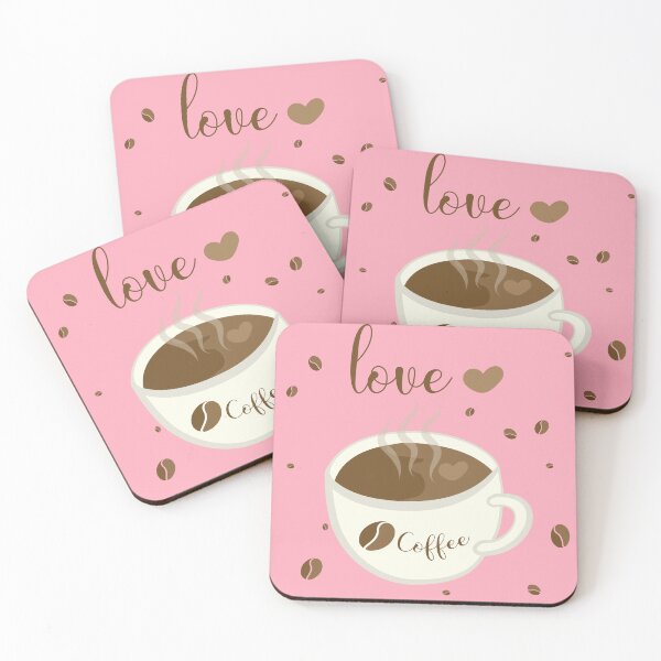 Item preview, cup of coffee in pink designed and sold by yessebel.
