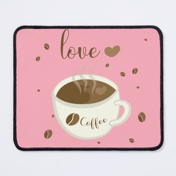 Item preview, cup of coffee in pink designed and sold by yessebel.