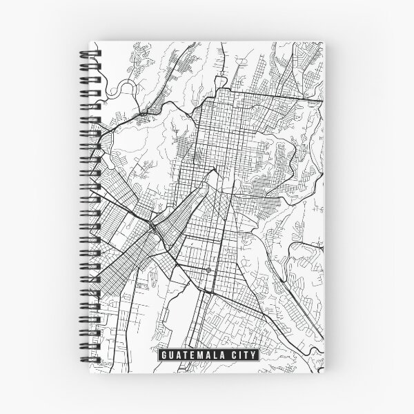 Item preview, Guatemala City, Guatemala Street Map designed and sold by InkistPrints.