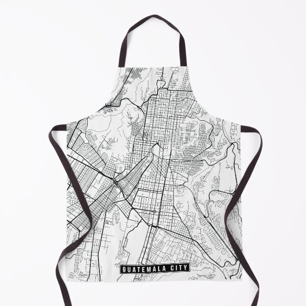 Item preview, Guatemala City, Guatemala Street Map designed and sold by InkistPrints.