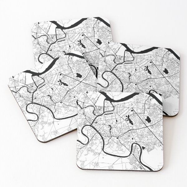 Item preview, Hai Phong, Vietnam Street Map designed and sold by InkistPrints.