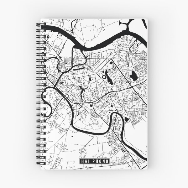Item preview, Hai Phong, Vietnam Street Map designed and sold by InkistPrints.