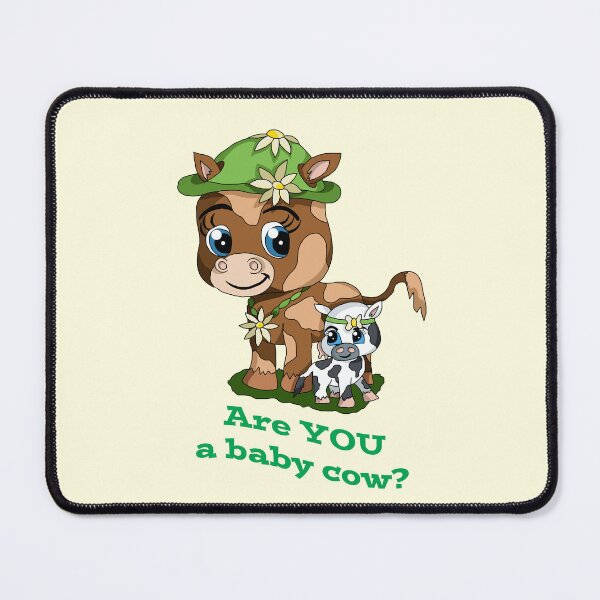 Item preview, baby cow, be plant powered designed and sold by BeingNow.