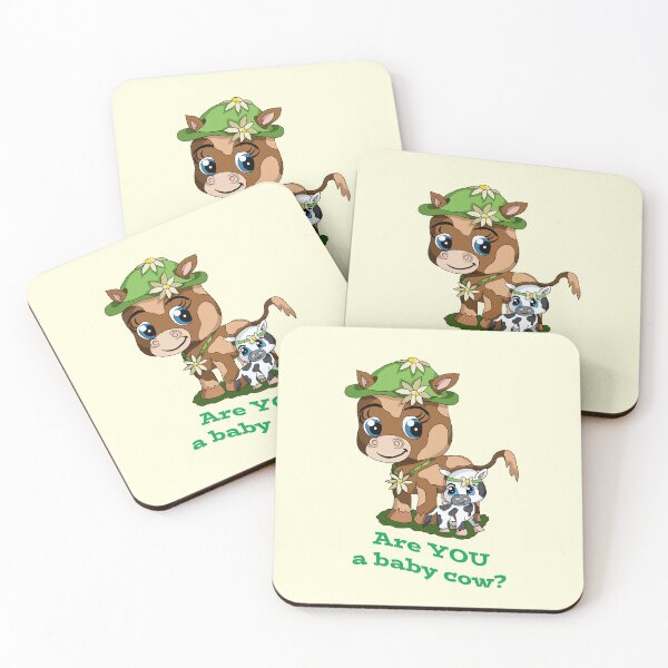 Item preview, baby cow, be plant powered designed and sold by BeingNow.