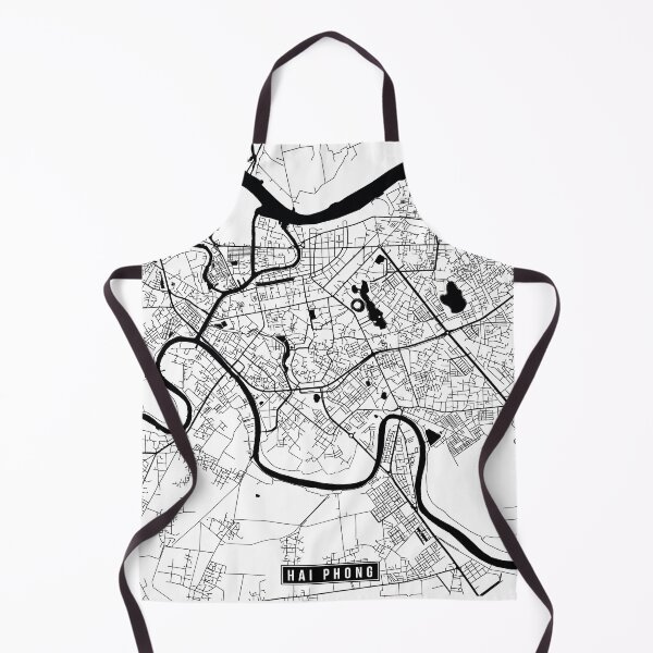 Item preview, Hai Phong, Vietnam Street Map designed and sold by InkistPrints.