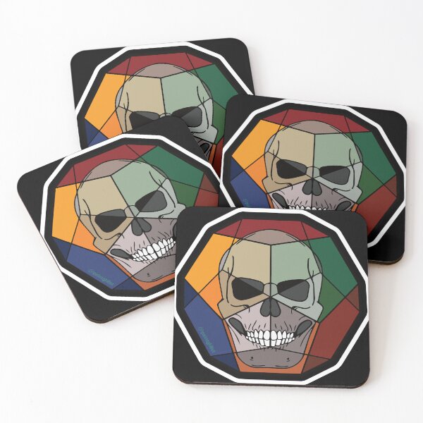 Item preview, PaintGhost Dodecahedron Skull designed and sold by ThePaintGhost.
