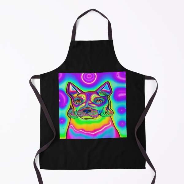 Item preview, Rainbow Psychodelic Abstraction Pets Dog Puppy Love Spectacular Doglove designed and sold by ValleyDream.