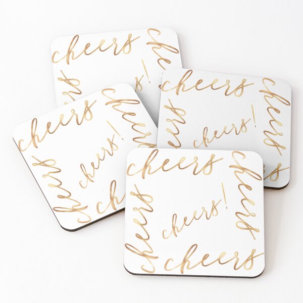 Item preview, Cheers, gold designed and sold by AlfabetDesign.