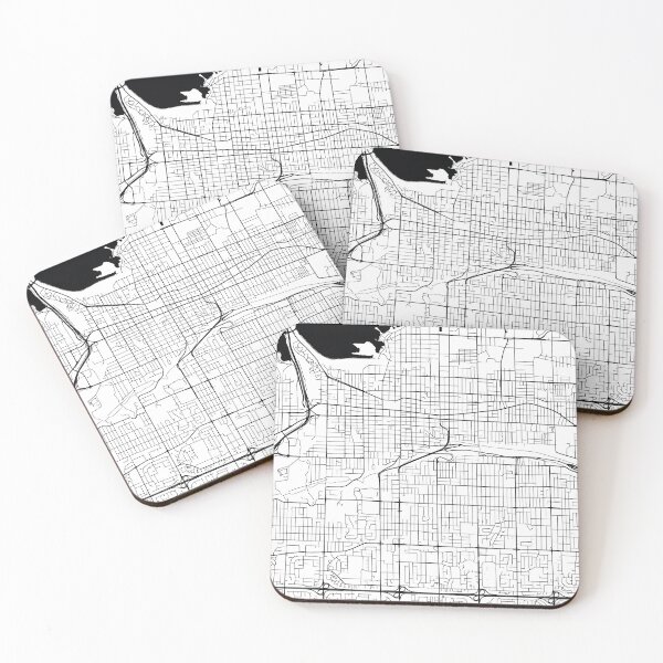 Item preview, Hamilton, Canada Street Map designed and sold by InkistPrints.