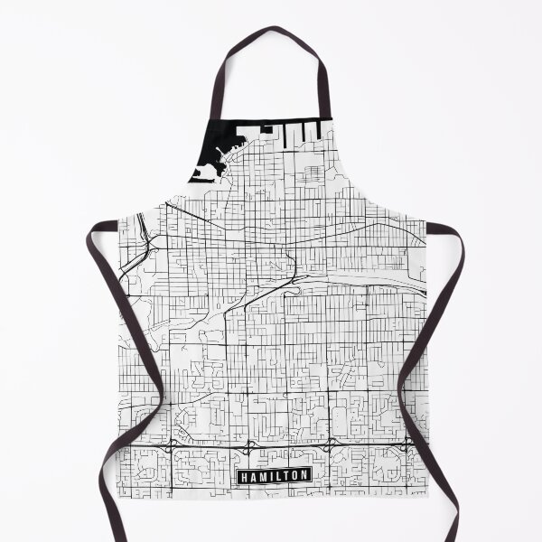 Item preview, Hamilton, Canada Street Map designed and sold by InkistPrints.