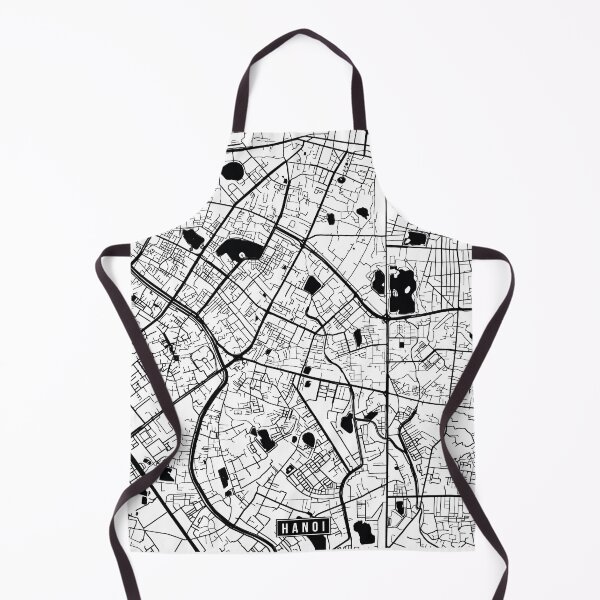 Item preview, Hanoi, Vietnam Street Map designed and sold by InkistPrints.