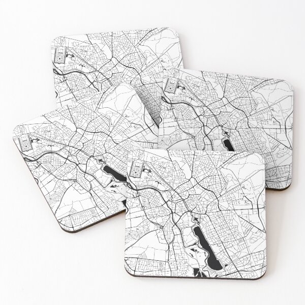 Item preview, Hanover, Germany Street Map designed and sold by InkistPrints.