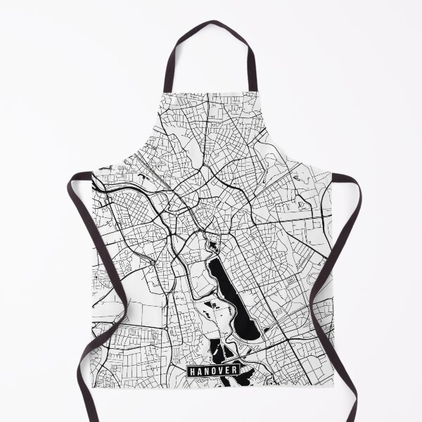 Item preview, Hanover, Germany Street Map designed and sold by InkistPrints.