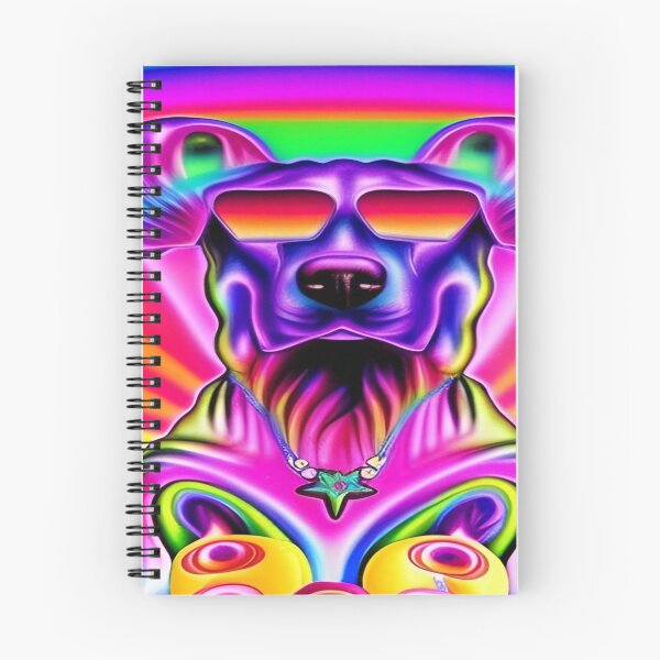 Item preview, Rainbow Doggy Abstraction Pets Dog Puppy Love Spectacular Doglove designed and sold by ValleyDream.