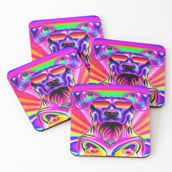 Item preview, Rainbow Doggy Abstraction Pets Dog Puppy Love Spectacular Doglove designed and sold by ValleyDream.