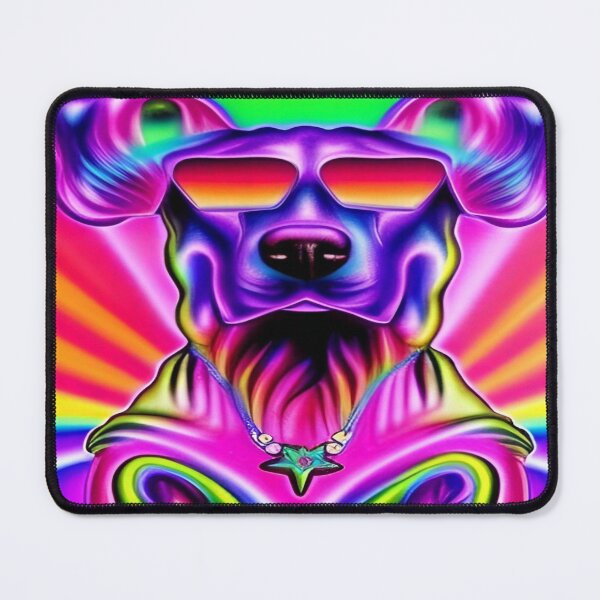 Item preview, Rainbow Doggy Abstraction Pets Dog Puppy Love Spectacular Doglove designed and sold by ValleyDream.