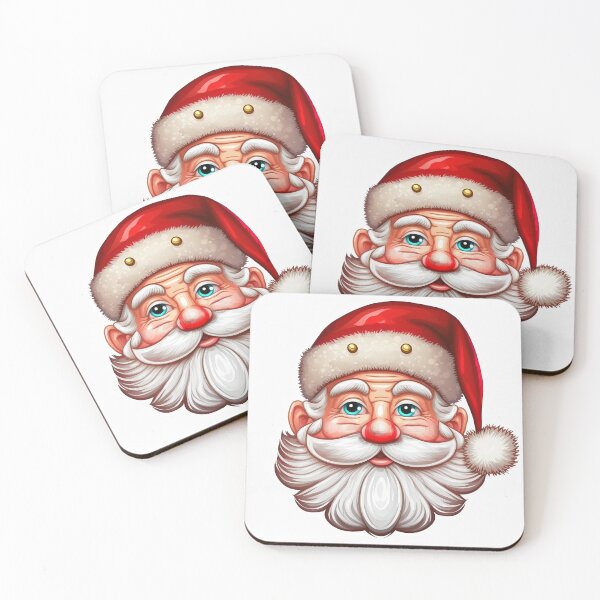 Item preview, Cute Santa Claus Face designed and sold by GummywormDesign.