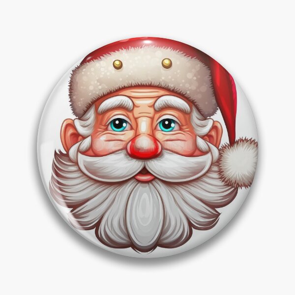 Item preview, Cute Santa Claus Face designed and sold by GummywormDesign.
