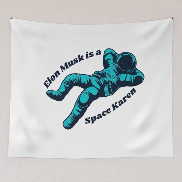 Item preview, Elon Musk is a Space Karen designed and sold by MerlinsHut.