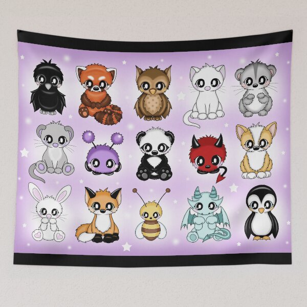 Item preview, cute Kawaii Animals designed and sold by Pezi-Creation.