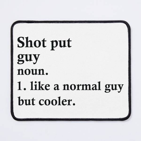Item preview, Shot Put Guy Funny Athlete Definition designed and sold by woodesigner.