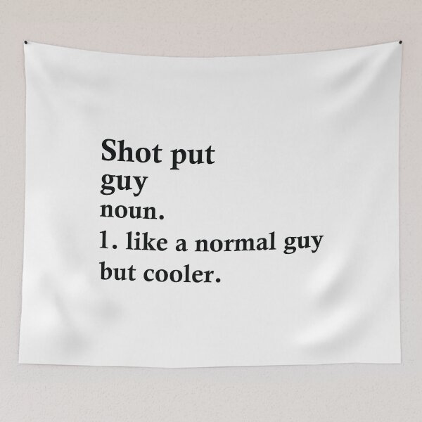 Item preview, Shot Put Guy Funny Athlete Definition designed and sold by woodesigner.