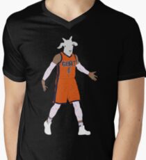 Russell Westbrook, The GOAT Men's V-Neck T-Shirt