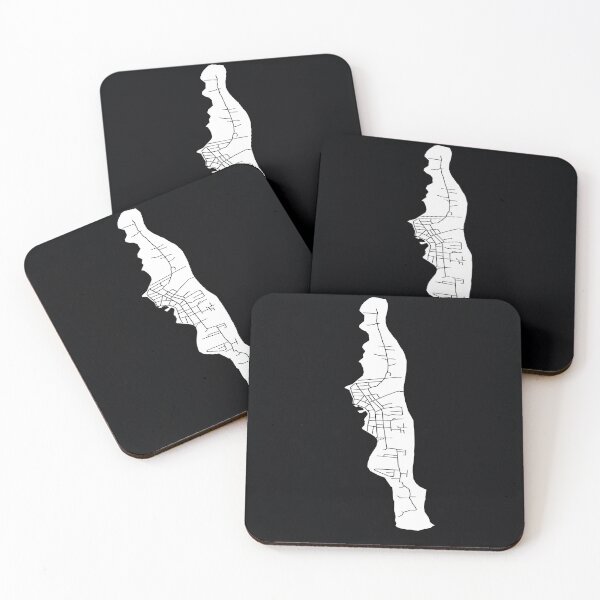 Item preview, Harbour Island, The Bahamas Street Map designed and sold by InkistPrints.