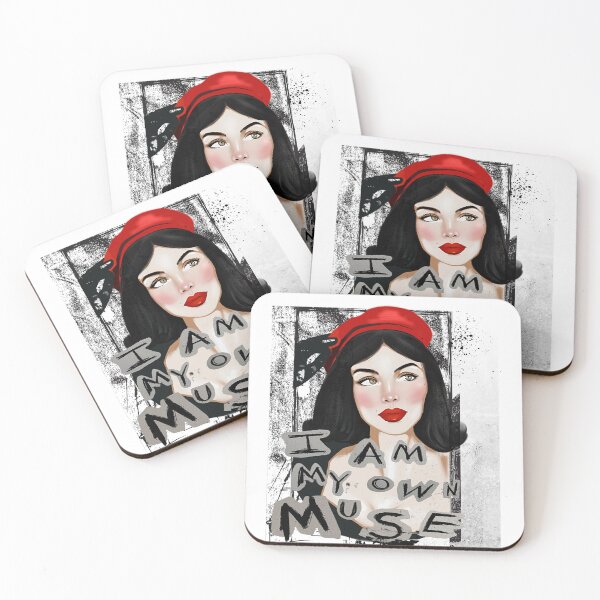 Item preview, I am my own muse / vintage woman  designed and sold by Mused by Melancholy.