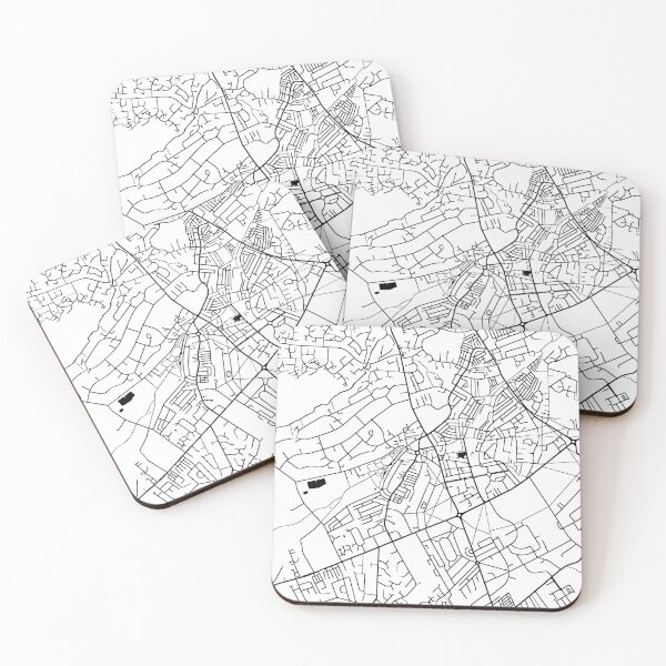 Item preview, Harrogate, England Street Map designed and sold by InkistPrints.