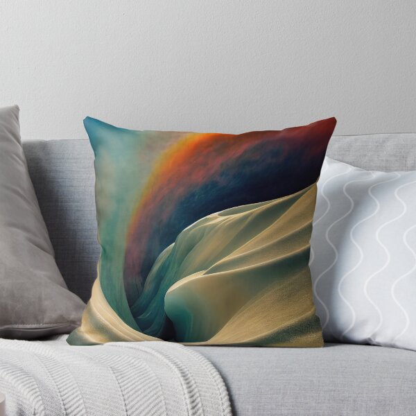 Item preview, Curve Cavern - Surreal Sand Rock and Rainbow designed and sold by MerchFever.