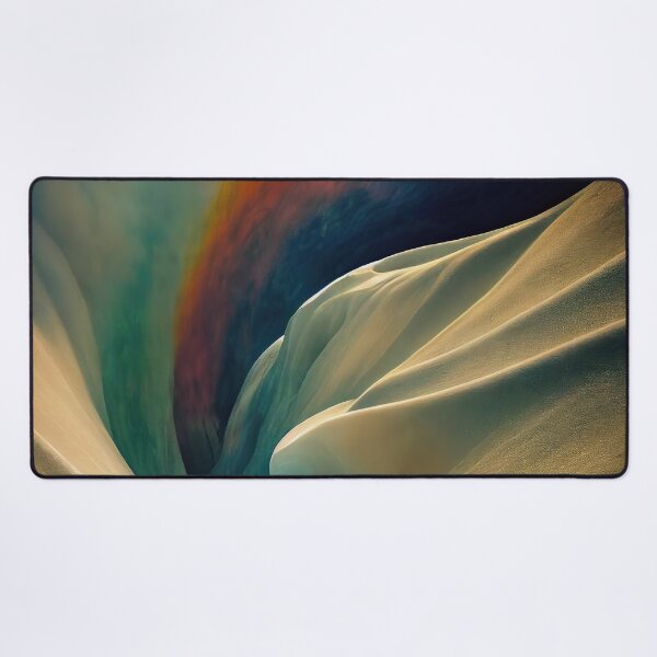 Item preview, Curve Cavern - Surreal Sand Rock and Rainbow designed and sold by MerchFever.