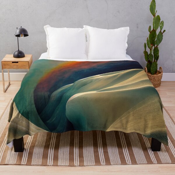 Item preview, Curve Cavern - Surreal Sand Rock and Rainbow designed and sold by MerchFever.