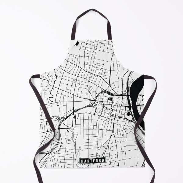 Item preview, Hartford, Connecticut Street Map designed and sold by InkistPrints.