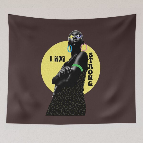 Item preview, I AM STRONG-SAGFABULOUS designed and sold by SagFabulous.
