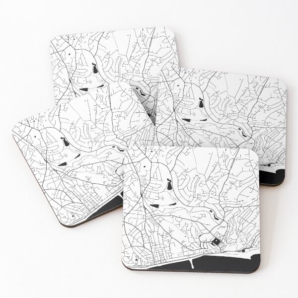 Item preview, Hastings, England Street Map designed and sold by InkistPrints.