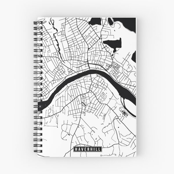 Item preview, Haverhill, Massachusetts Street Map designed and sold by InkistPrints.