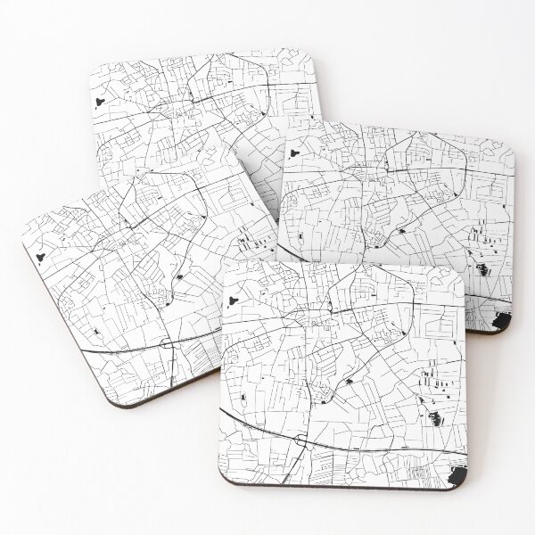 Item preview, Heide, Germany Street Map designed and sold by InkistPrints.