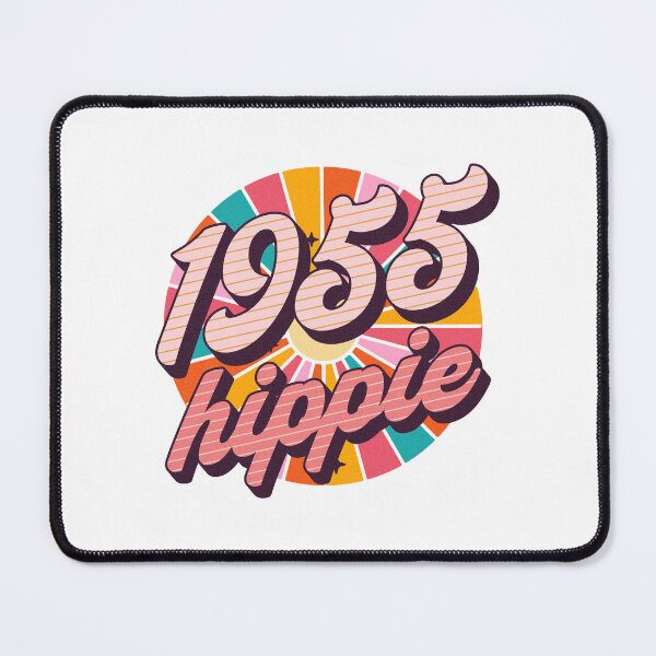 Item preview, 1955 Hippie - Holiday Gift For Old Vintage Hippies Born In 1955 designed and sold by AlanPhotoArt.