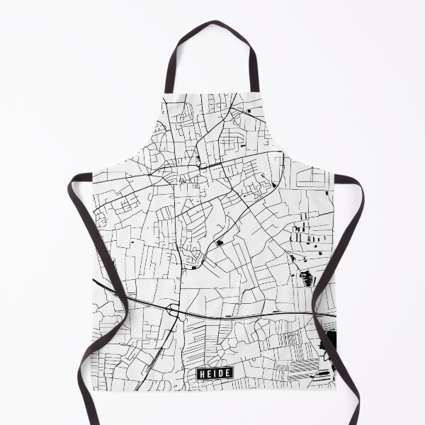 Item preview, Heide, Germany Street Map designed and sold by InkistPrints.