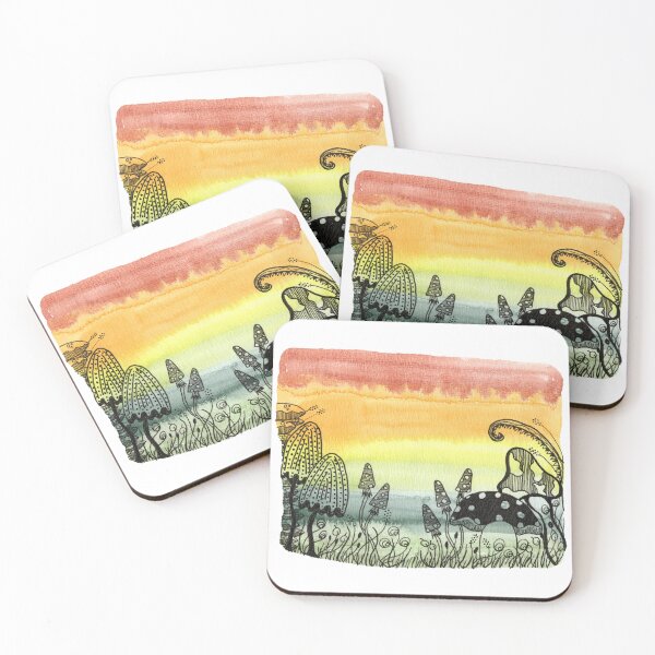 Item preview, Pastoral Fungi Scene designed and sold by Littlecogs.