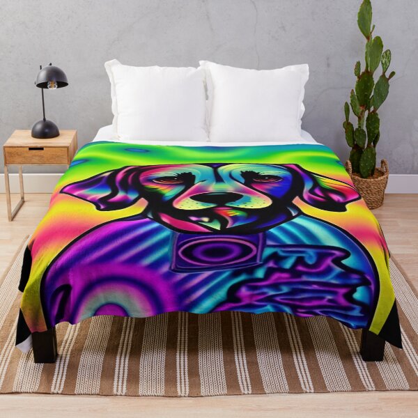 Item preview, Rainbow Doggy Abstraction Pets Dog Puppy Love Spectacular Doglove designed and sold by ValleyDream.