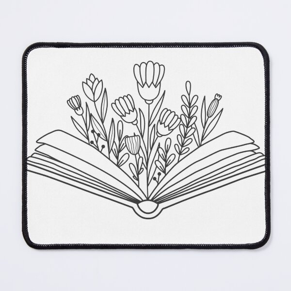 Item preview, Flowers Growing From Book designed and sold by Salah ⭐️⭐️⭐️⭐️⭐️.