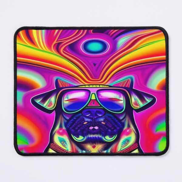 Item preview, Rainbow Doggy Abstraction Pets Dog Puppy Love Spectacular Doglove designed and sold by ValleyDream.