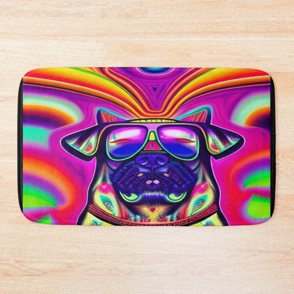 Item preview, Rainbow Doggy Abstraction Pets Dog Puppy Love Spectacular Doglove designed and sold by ValleyDream.