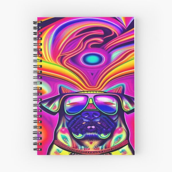Item preview, Rainbow Doggy Abstraction Pets Dog Puppy Love Spectacular Doglove designed and sold by ValleyDream.