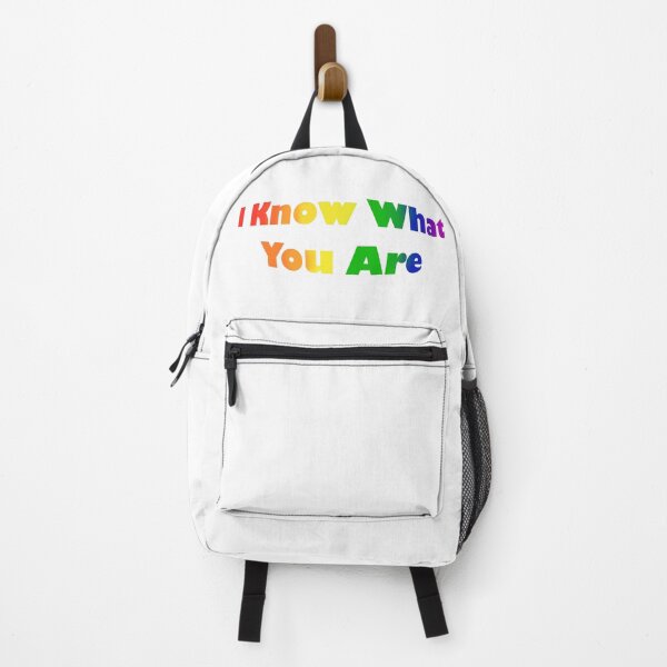 Item preview, I Know What You Are Rainbow Meme designed and sold by Scout Strong.